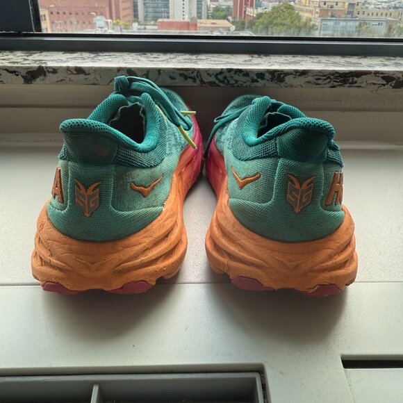 Hoka One One Speedgoat 5 in Deep Lake Ceramic Trail Running Hiking 5.5 - Picture 9 of 13